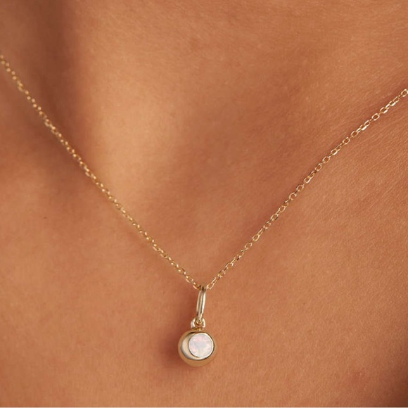 Mejuri Jewelry - NWT Mejuri 14k Opal Sphere pendant